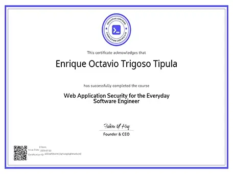 Seguridad en Aplicaciones Web