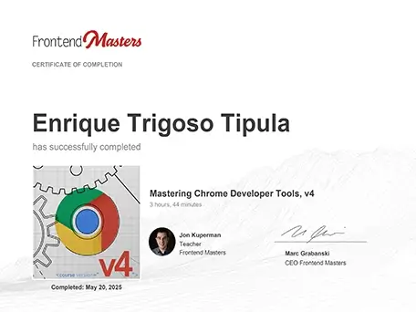 Chrome DevTools v4